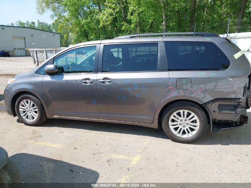 2015 Toyota Sienna Xle 8 Passenger VIN: 5TDYK3DC5FS543403 Lot: 39428742