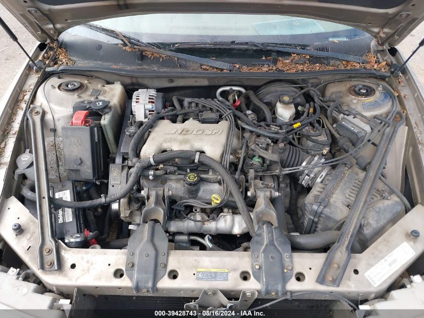 2002 Buick Century Custom VIN: 2G4WS52J121211346 Lot: 39428743