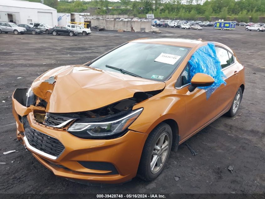 2017 Chevrolet Cruze Lt Auto VIN: 3G1BE6SM7HS582558 Lot: 39428748