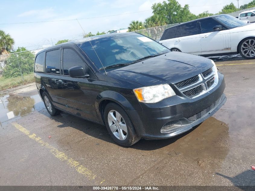 2013 Dodge Grand Caravan Se VIN: 2C4RDGBGXDR609011 Lot: 39428770