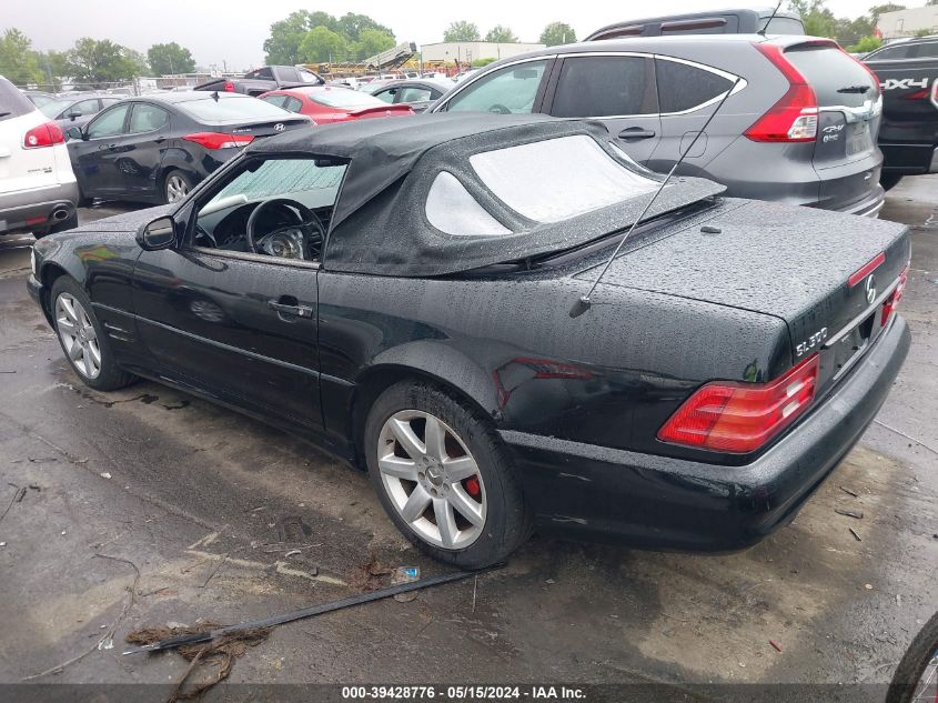 2001 Mercedes-Benz Sl 500 VIN: WDBFA68F21F196782 Lot: 39428776