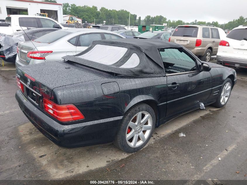 2001 Mercedes-Benz Sl 500 VIN: WDBFA68F21F196782 Lot: 39428776