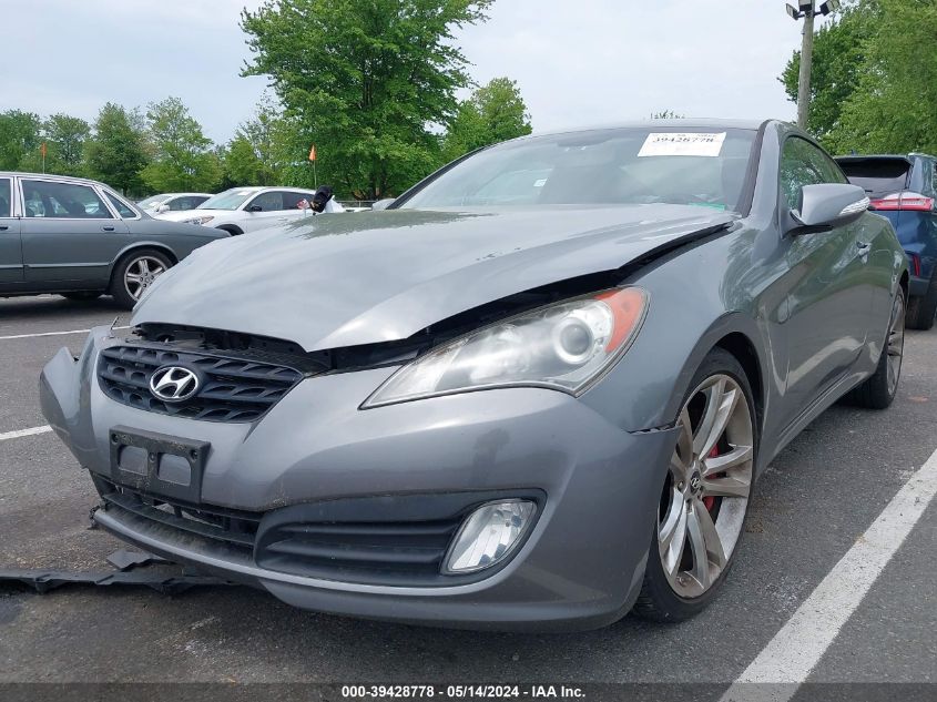 2010 Hyundai Genesis VIN: KMHHU6KH6AU020952 Lot: 39428778