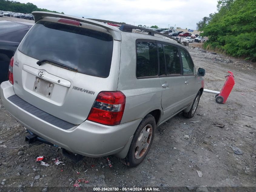 2004 Toyota Highlander Limited V6 VIN: JTEDP21A140012031 Lot: 39428780