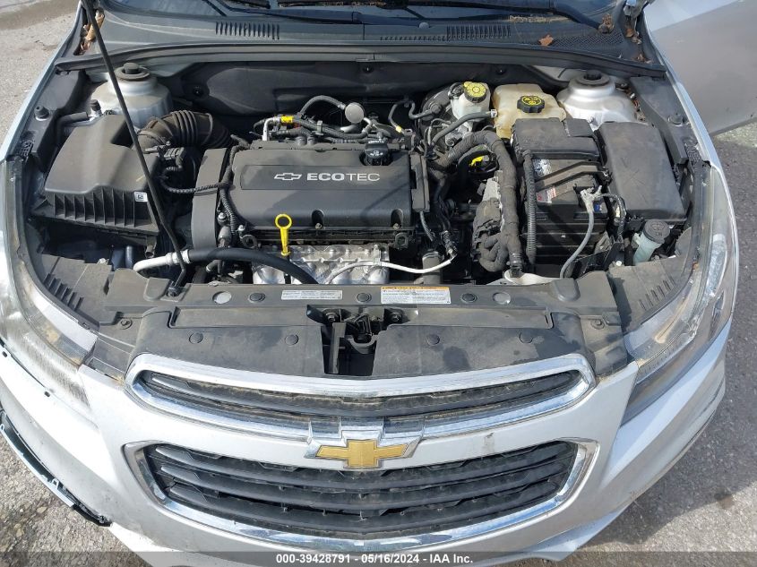 2016 Chevrolet Cruze Limited Ls Manual VIN: 1G1PB5SHXG7201259 Lot: 39428791