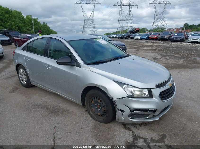 2016 Chevrolet Cruze Limited Ls Manual VIN: 1G1PB5SHXG7201259 Lot: 39428791