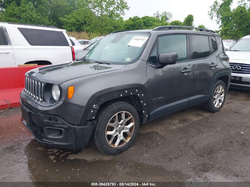 2016 Jeep Renegade Latitude VIN: ZACCJABT4GPC55049 Lot: 39428793