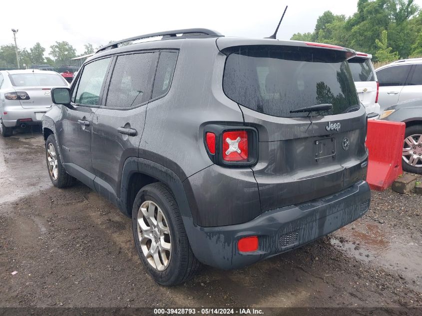 2016 Jeep Renegade Latitude VIN: ZACCJABT4GPC55049 Lot: 39428793