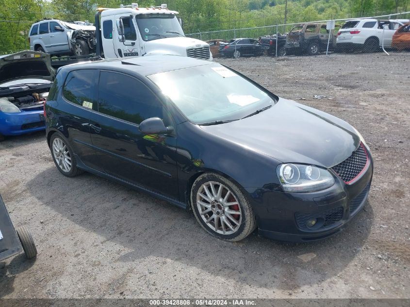 2007 Volkswagen Gti 2-Door VIN: WVWFV71K67W039168 Lot: 39428808