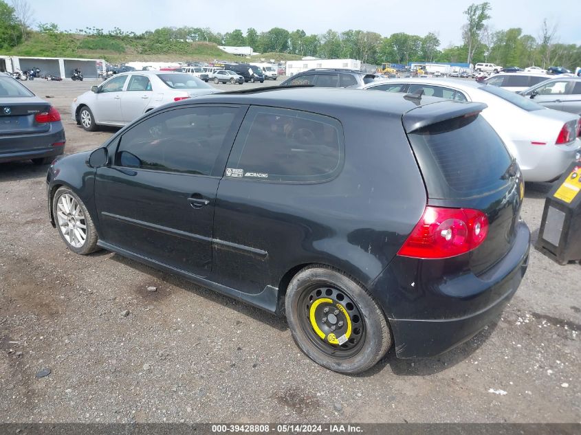 2007 Volkswagen Gti 2-Door VIN: WVWFV71K67W039168 Lot: 39428808