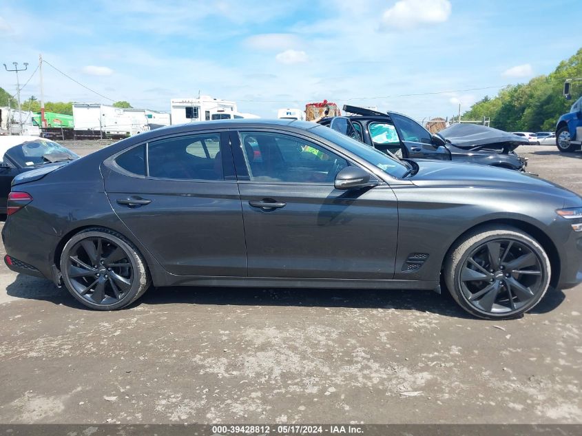 2023 Genesis G70 2.0T Awd VIN: KMTG34TA4PU112869 Lot: 39428812