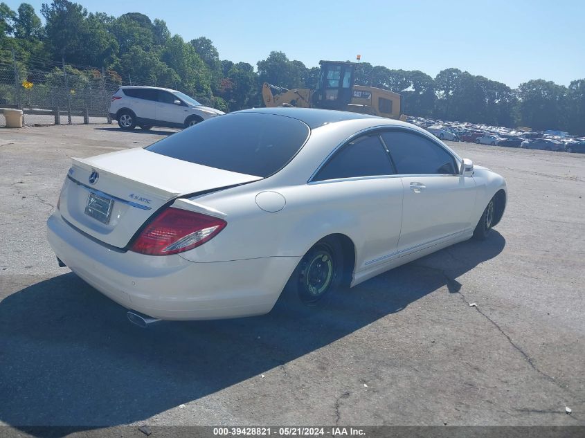 2010 Mercedes-Benz Cl 550 4Matic VIN: WDDEJ8GB4AA025185 Lot: 39428821