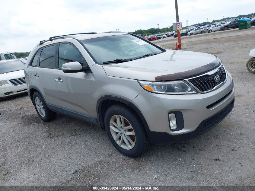 2015 Kia Sorento Lx V6 VIN: 5XYKT4A7XFG569704 Lot: 39428824