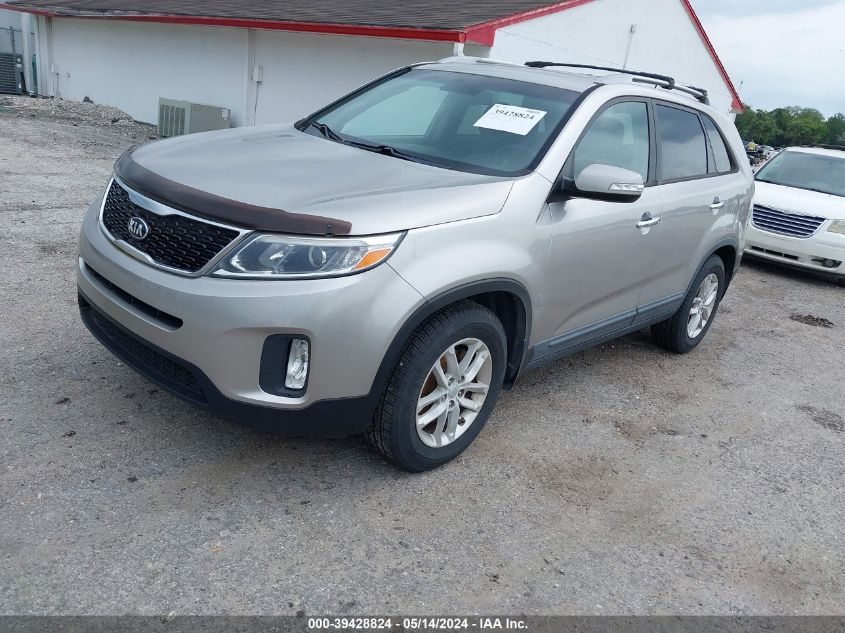 2015 Kia Sorento Lx V6 VIN: 5XYKT4A7XFG569704 Lot: 39428824