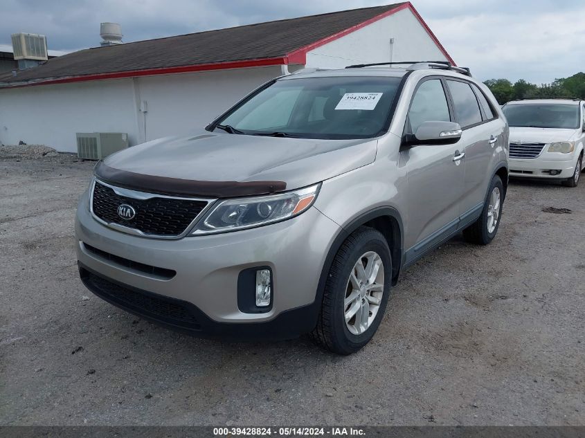 2015 Kia Sorento Lx V6 VIN: 5XYKT4A7XFG569704 Lot: 39428824