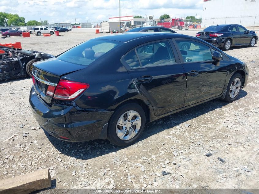 2013 Honda Civic Lx VIN: 19XFB2F51DE005109 Lot: 39428863