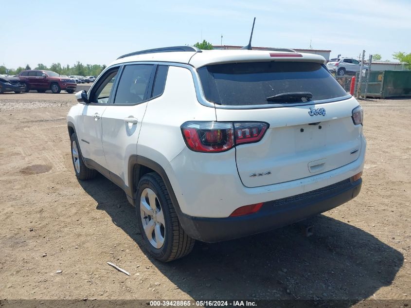 2018 Jeep Compass Latitude 4X4 VIN: 3C4NJDBB3JT185125 Lot: 39428865