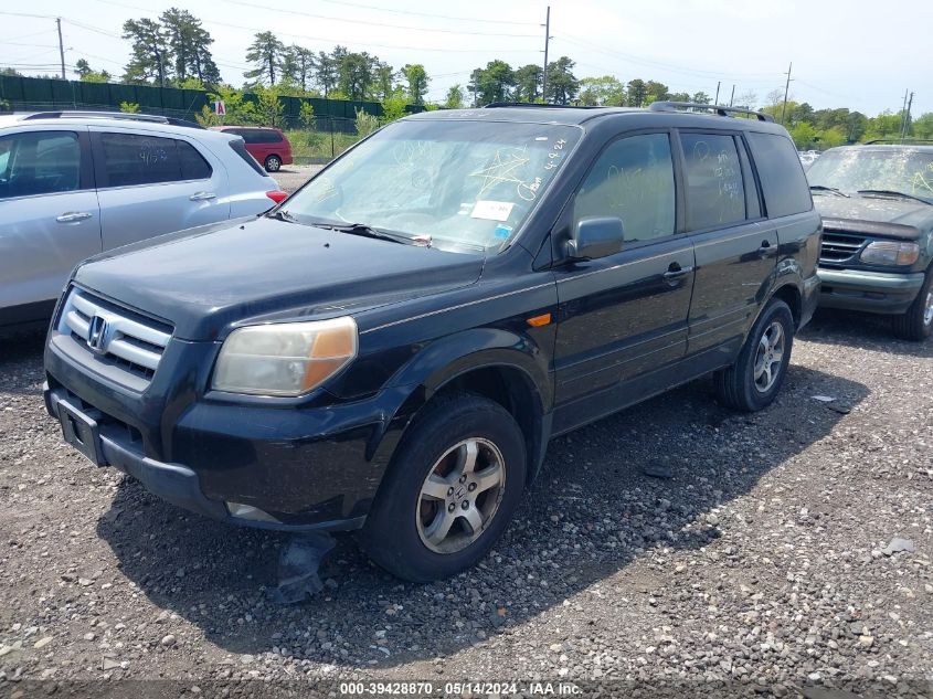 2008 Honda Pilot Ex-L VIN: 5FNYF18738B030468 Lot: 39428870