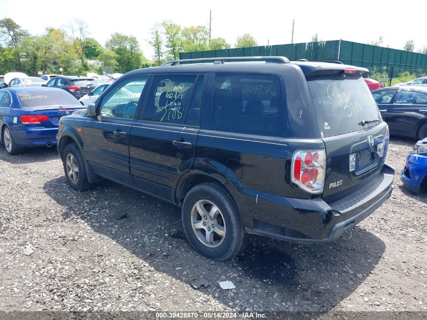 2008 Honda Pilot Ex-L VIN: 5FNYF18738B030468 Lot: 39428870