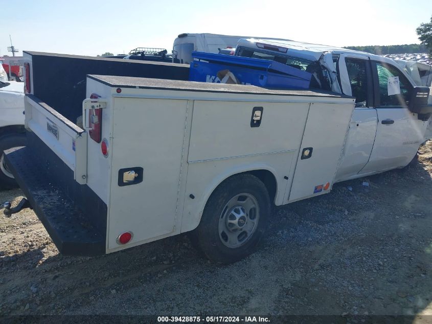 2022 Chevrolet Silverado 2500Hd 2Wd Double Cab Long Bed Wt VIN: 1GB5WLE7XNF315621 Lot: 39428875