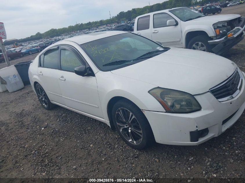 2008 Nissan Maxima 3.5 Se VIN: 1N4BA41E48C834232 Lot: 39428876