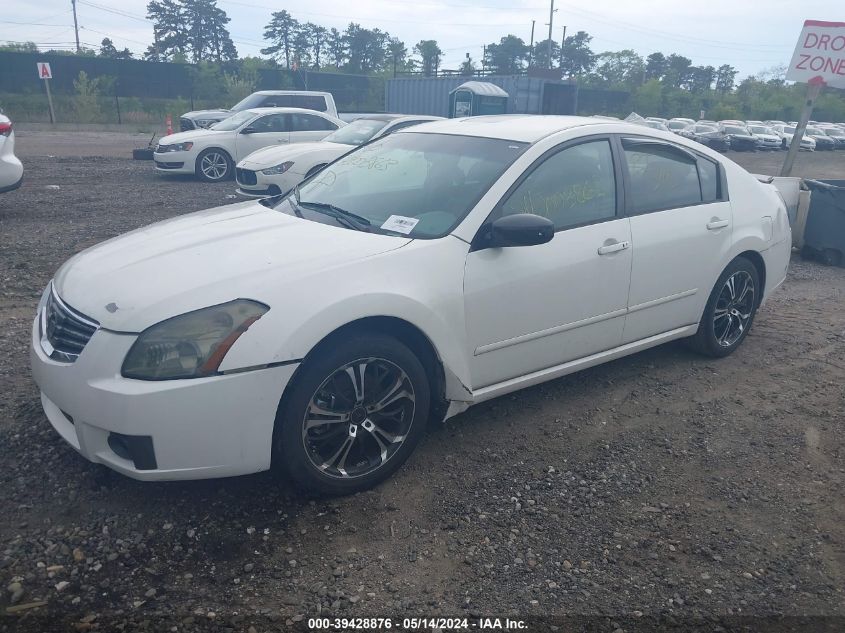 2008 Nissan Maxima 3.5 Se VIN: 1N4BA41E48C834232 Lot: 39428876