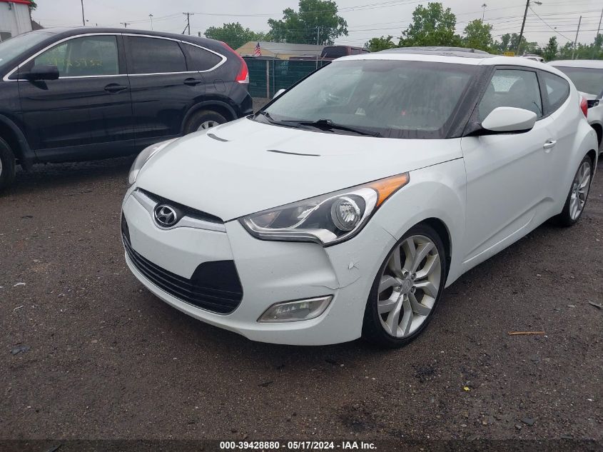 2012 Hyundai Veloster Base W/Gray VIN: KMHTC6AD1CU060807 Lot: 39428880