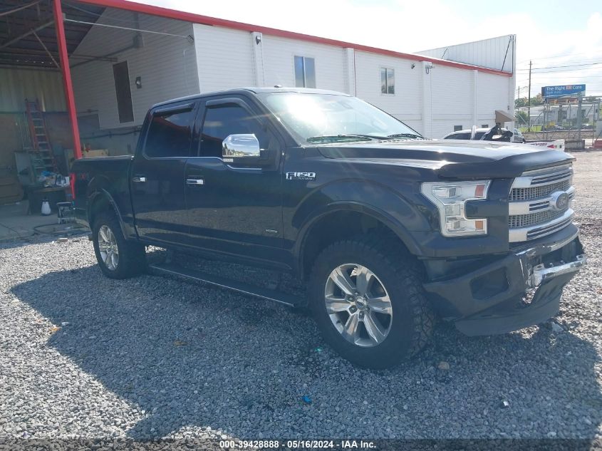 2015 FORD F-150 PLATINUM - 1FTEW1EG6FFA13986