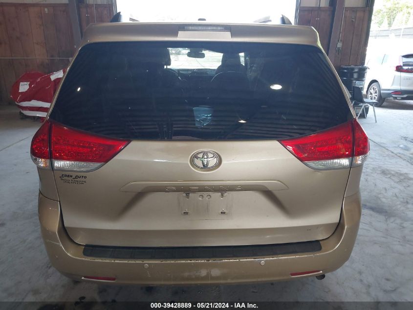 2013 Toyota Sienna Xle V6 8 Passenger VIN: 5TDYK3DC9DS306765 Lot: 39428889