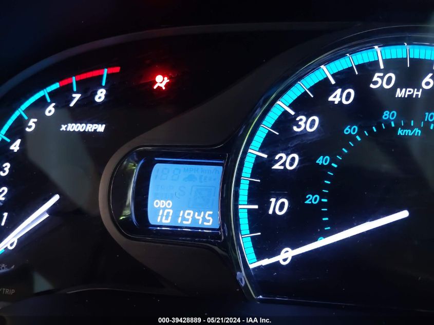 2013 Toyota Sienna Xle V6 8 Passenger VIN: 5TDYK3DC9DS306765 Lot: 39428889