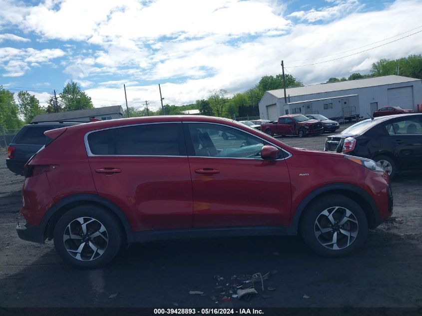 2022 Kia Sportage Lx VIN: KNDPMCAC4N7996799 Lot: 39428893