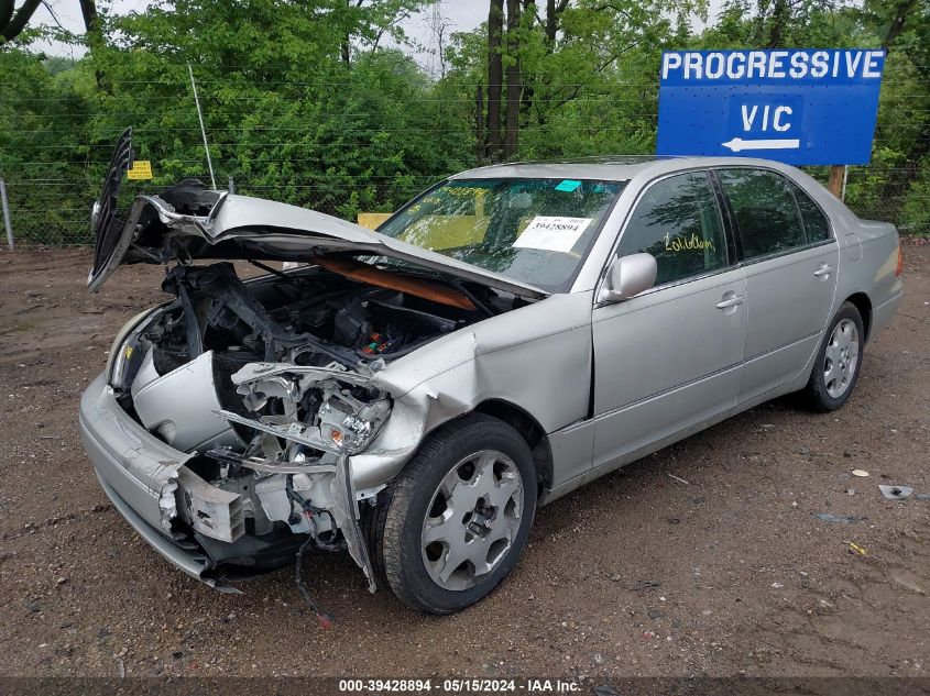 2003 Lexus Ls 430 VIN: JTHBN30F230116836 Lot: 39428894