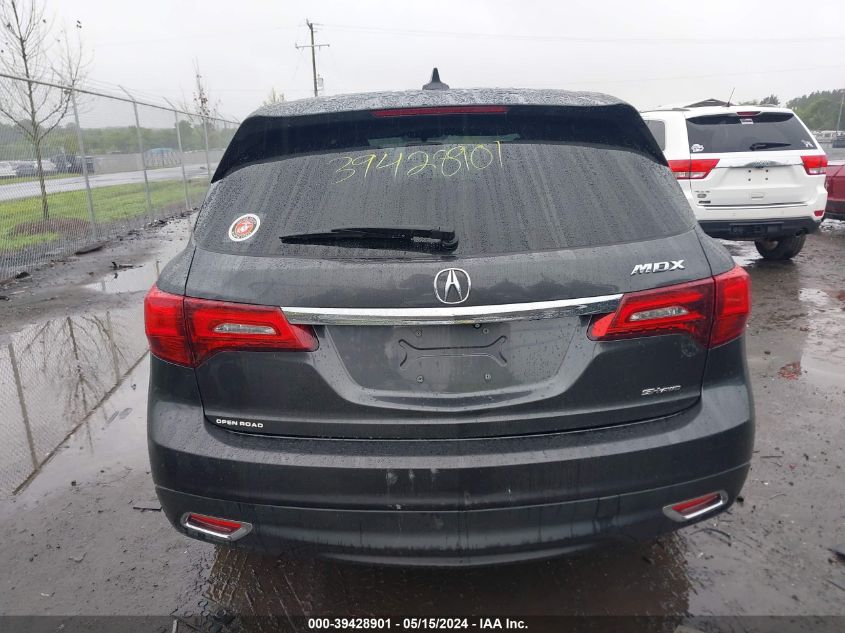 2014 Acura Mdx VIN: 5FRYD4H26EB003920 Lot: 39428901