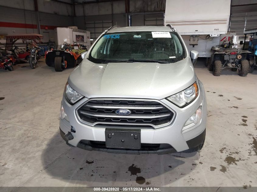 2019 Ford Ecosport Se VIN: MAJ6S3GL1KC302748 Lot: 39428920