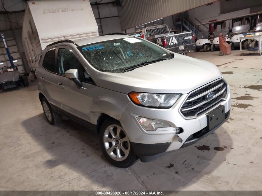 2019 Ford Ecosport Se VIN: MAJ6S3GL1KC302748 Lot: 39428920