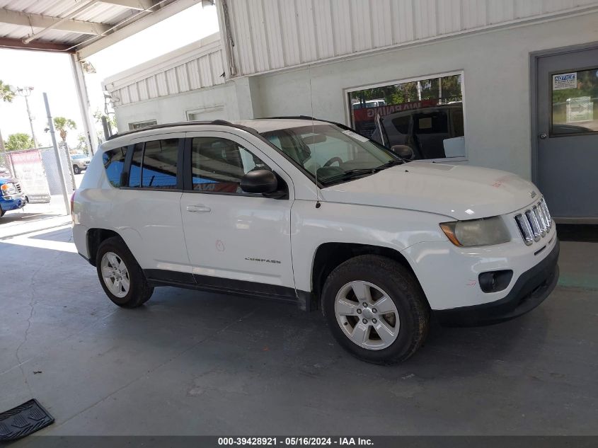 2014 Jeep Compass Sport VIN: 1C4NJCBA4ED523841 Lot: 39428921