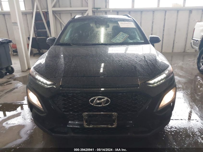 2021 Hyundai Kona Sel VIN: KM8K22AA2MU599094 Lot: 39428941