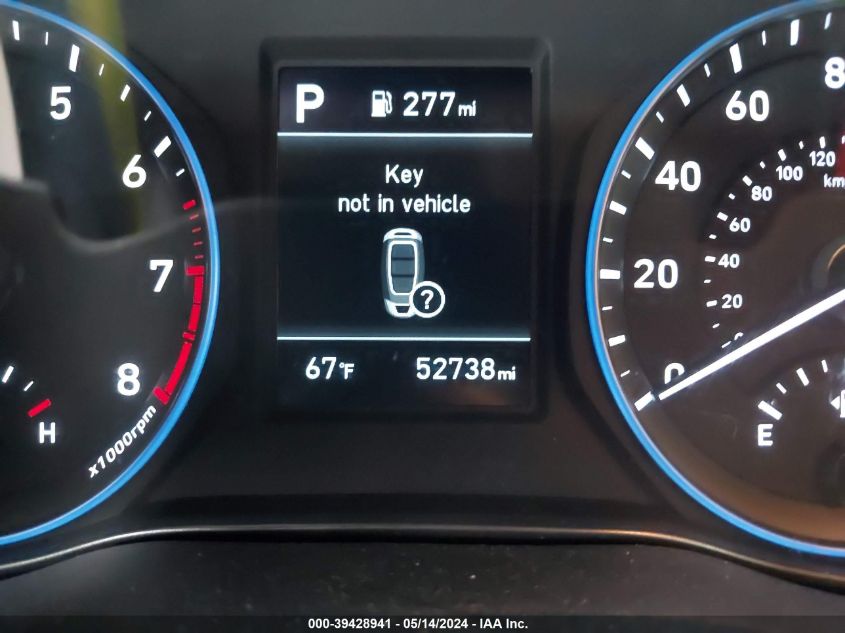 2021 Hyundai Kona Sel VIN: KM8K22AA2MU599094 Lot: 39428941