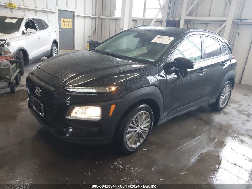 2021 Hyundai Kona Sel VIN: KM8K22AA2MU599094 Lot: 39428941