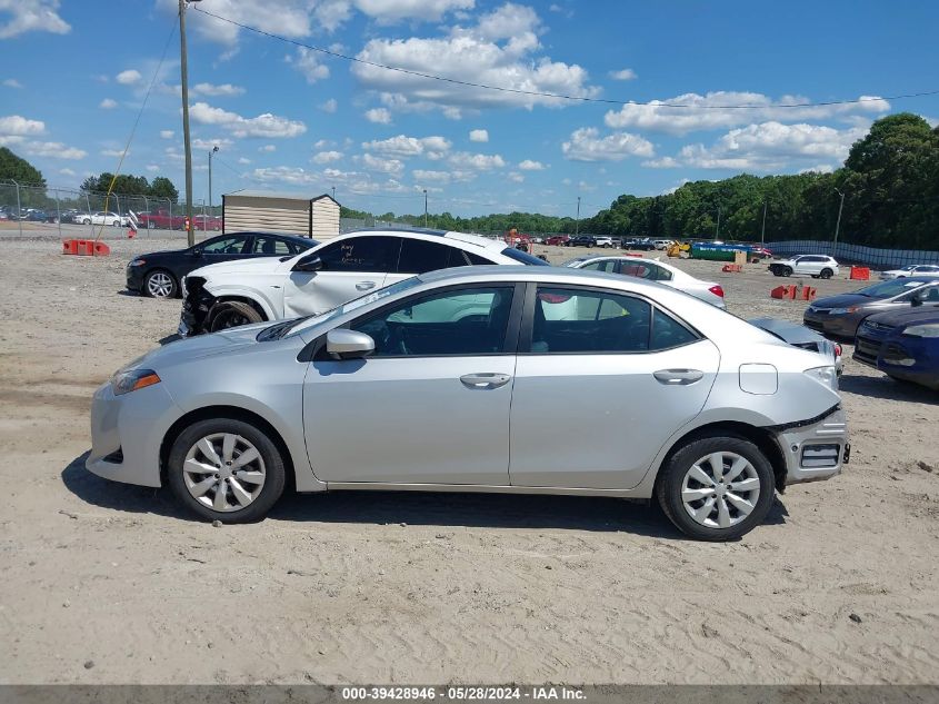 2019 Toyota Corolla Le VIN: 5YFBURHE9KP927363 Lot: 39428946