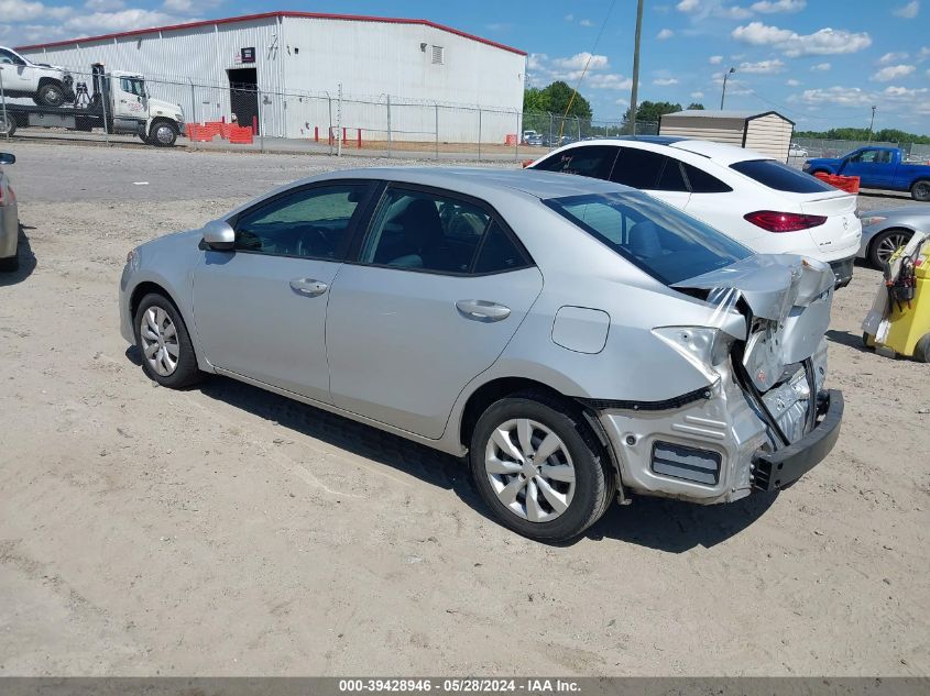 2019 Toyota Corolla Le VIN: 5YFBURHE9KP927363 Lot: 39428946