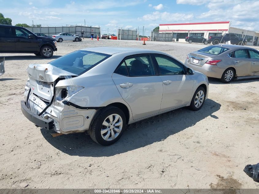 2019 Toyota Corolla Le VIN: 5YFBURHE9KP927363 Lot: 39428946