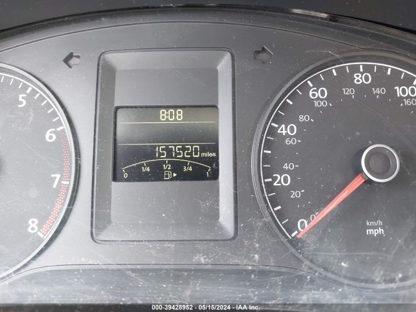 2011 Volkswagen Jetta 2.5L Se VIN: 3VWDX7AJ3BM346201 Lot: 39428952