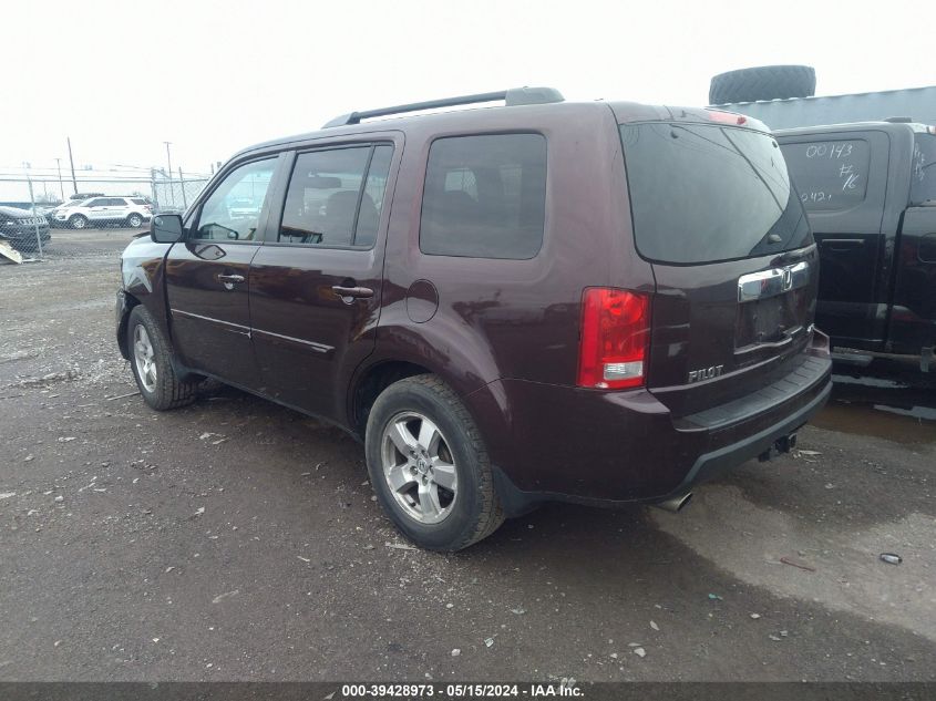 2011 Honda Pilot Exln VIN: 5FNYF4H72BB084658 Lot: 39428973