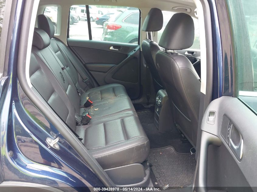 2013 Volkswagen Tiguan Se VIN: WVGBV3AX7DW565822 Lot: 39428978