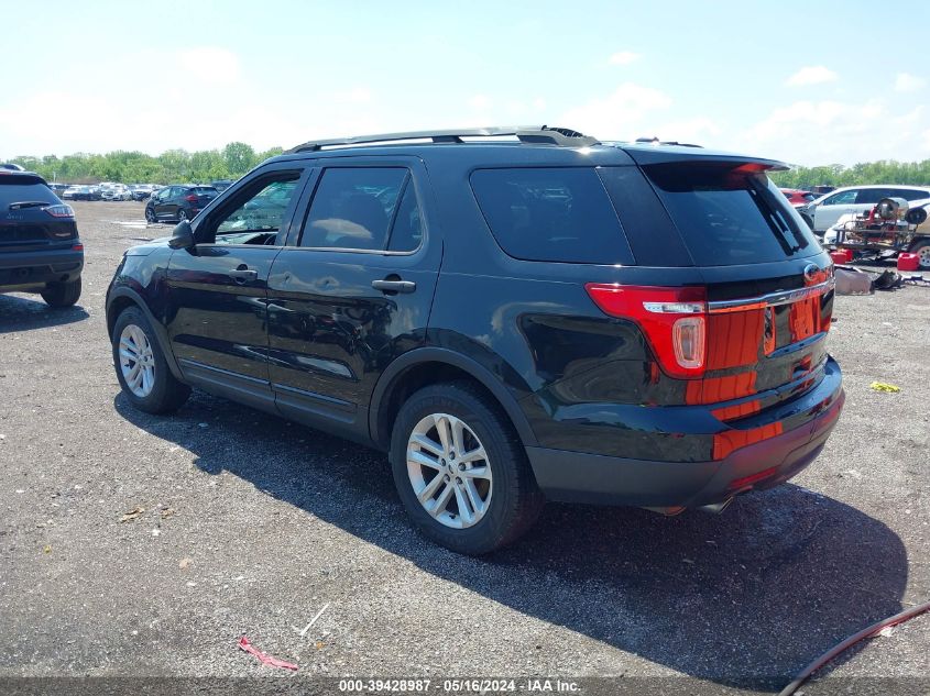 2015 Ford Explorer VIN: 1FM5K7B83FGA91983 Lot: 39428987