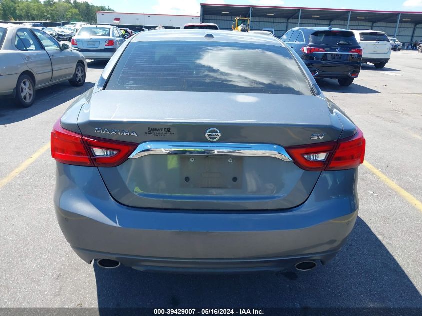 2018 Nissan Maxima 3.5 Sv VIN: 1N4AA6AP8JC369467 Lot: 39429007