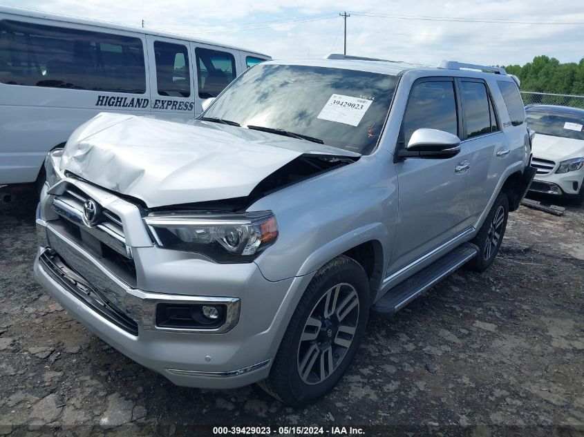 2021 Toyota 4Runner Limited VIN: JTEKU5JR4M5877991 Lot: 39429023