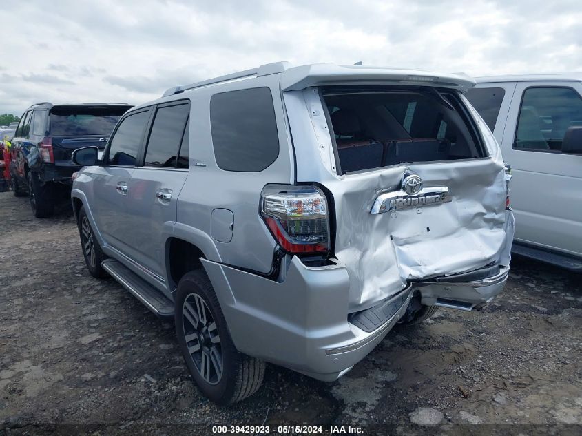 2021 Toyota 4Runner Limited VIN: JTEKU5JR4M5877991 Lot: 39429023