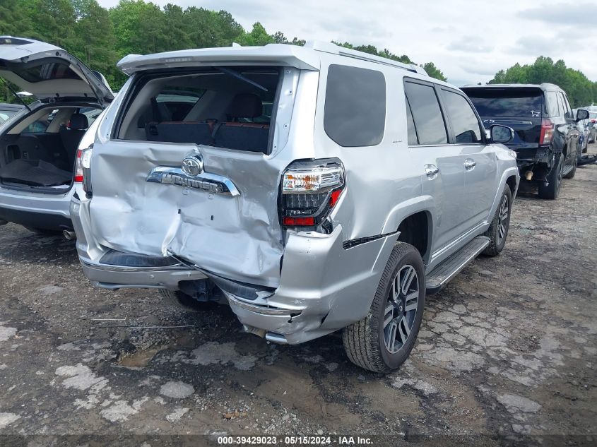 2021 Toyota 4Runner Limited VIN: JTEKU5JR4M5877991 Lot: 39429023